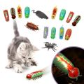 Pet Interactive Mini Electric Bug Cat Toy Cat Escape Obstacle Automatic Flip Toy Battery Operated Vibration Pet Beetle Supplies. 