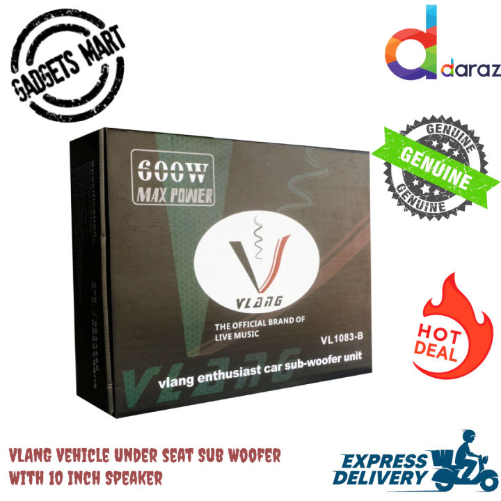 VLANG%20Vehicle%20Under%20seat%20Sub%20Woofer%20With%2010%20Inch%20Speaker%20-%20Image%202