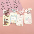 Cartoon Card Holder Bank ID Card Case Credit Card Lanyard Students Bus Card Cover Identity Badge Cards Holder. 