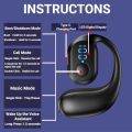 NEW KY2 PRO Wireless Earphones Air Conduction OWS Headphone HiFi Ear-Hook Music Sports Noise Cancel Headset For All Smartphones. 