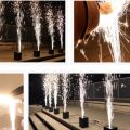 cold spark fountain fireworks electric spark fireworks fire fountain part stage. 