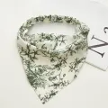 New Style Woman Tree branch Printing Bandanas Girls Triangle Head Scarf Lady High Elasticity Hair Scarf Hair Accessories Turban. 