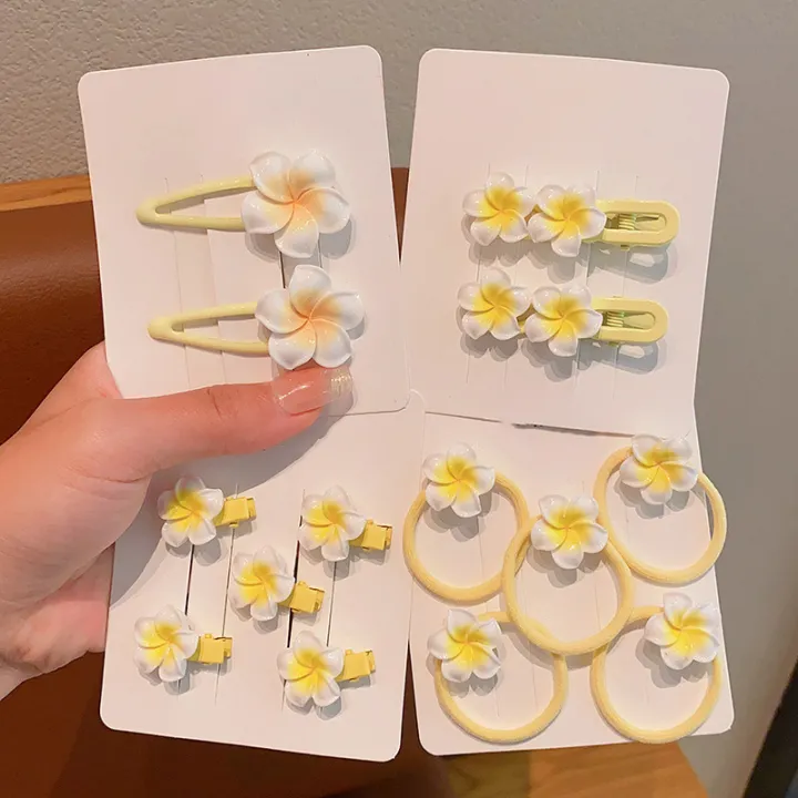 2/5Pcs%20Korean%20Baby%20Hair%20Clip%20Plumeria%20Flower%20Hairpins%20for%20Girls%20Yellow%20Flower%20Hair%20Rope%20Children%20Barrettes%20Kids%20Hair%20Accessories%20-%20Image%207