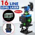 【BestGO】16/12/8 Line Laser Level Digital Self Leveling 360° Rotary  Indoor Outdoor Self Laser Levelling Tools Measuring Machine. 