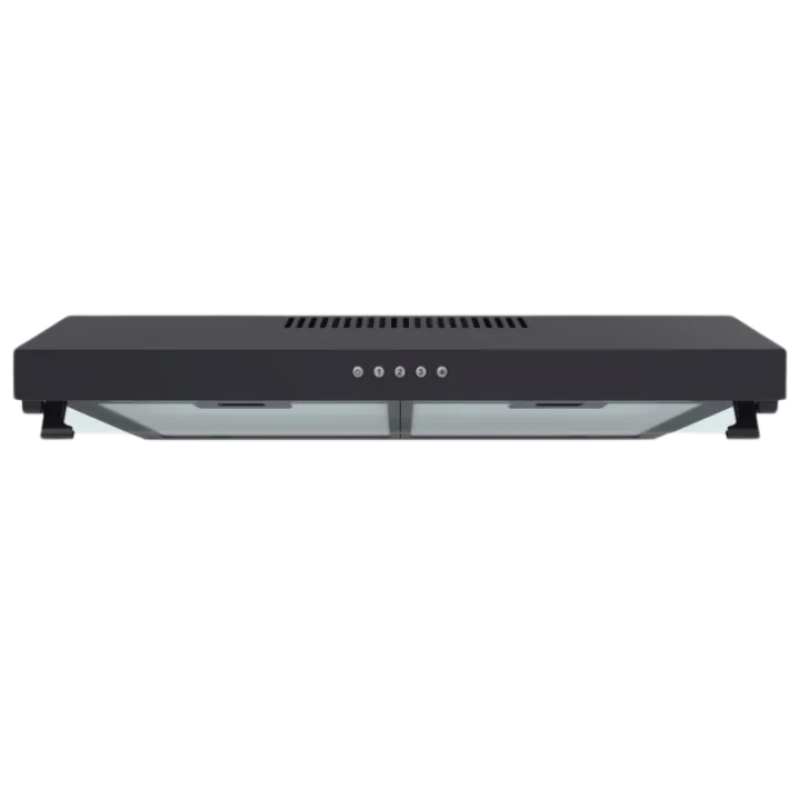 Black Slim Exhaust Range Cooker Hood (filter model)