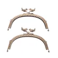 1Pc 12.5cm Bird Head Embossed Antique Bronze Metal Purse Frame Bag Kiss Clasp MKL. 