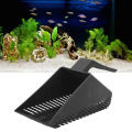 Compact Aquarium Gravel Sand Shovel Strong Construction Clean Pan Scoop Shovel Plastic Gravel Strainer Shovel Clean Tool Black. 