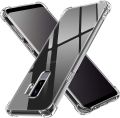 For Samsung Galaxy S9 Plus Back Cover Shockproof Transparent Soft TPU Silicone Protector Phone Case with Shock Absorption Bumper Corners. 