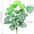 58-105cm Artificial Purple Water Lily Leaf Violin Leaf Potted Ornamental Suitable for able Home Decora. 