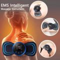 Electric Neck Massager EMS Cervical Vertebra Massage Patch For Muscle Pain Relief And Shoulder Relaxation Portable Neck Massage. 