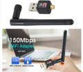 300Mbps Usb Wifi Card Adapter Antena Wi Fi Usb Receiver Wireless Network Card Dongle Network Card For Laptop Desktop NCUW02RK2DB. 
