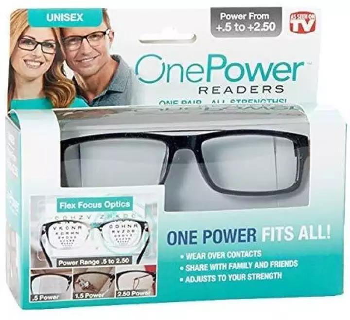 ONE POWER READERS Power .5 To 2.50 As Seen On TV Flex Focus Optics New In Box Daraz.lk