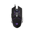 MIXIE M11 USB Gaming Mouse Optical 7D RGB fashion LED Lightening Backlight Ryzen Asus Republic of Gamers  Black PC Mouse Computer Mouse Laptop Mouse Desktop Mouse Mice. 