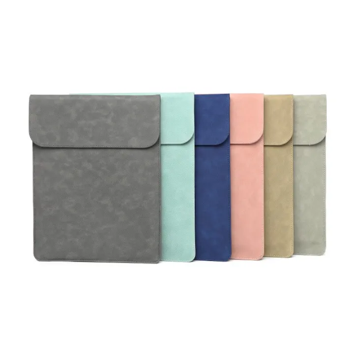 for%20Asus%20Zenbook%2014inch%20Laptop%20Bag%20Case%20Matte%20Suede%20Glossy%20PU%20Leather%20Magnet%20Flip%20Sleeve%20Charger%20Bag%20Protective%20Cover%20-%20Image%206