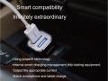 Romoss AM12 Dual USB Quick Charging 5V 2.1A Intelligent Car Charger. 