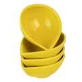 Colourful Porcelain Diyas (2Pcs) - Yellow. 