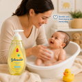 Johnson’s Top-to-Toe Wash – Mild & Gentle Newborn Care 500ml (Made in Italy). 