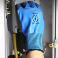 Blue Electrician Insulating Gloves Withstanding Voltage 1000V High Elasticity Touch Screen Safety Protective. 
