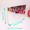 25*18cm Mrmrs Style Personalized Mirror Cover Wedding Guestbook Birthday Custom Couple Namesdate Journal Book. 