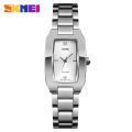Skmei Quartz Watch Fashion Thin Watches Ladies Casual Dress Luxury Silver Ladies Rhinestone Waterproof Relogio Feminino 1400. 