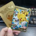 10000 point arceus vmax pokemon metal cards DIY card pikachu charizard golden limited edition kids gift game collection cards. 