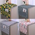 【NEW】 Lemon Fruit Refrigerator Washing Machine Cover Dot Dust Cover Cloth Plaid Geometric Refrigerator Freezer Cover Dust Cover Cloth. 