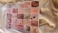 pink theme scrapbook stickers/asethetic scenery/peel off sticker sheets. 