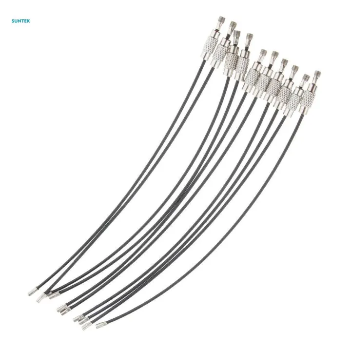 20Pcs%20Cable%20Wire%20Loop%20Luggage%20Tag%20Loops%20Stainless%20Steel%20Metal%20Wire%20Straps%20-%20Image%207