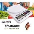 SF-400 10kg/1g Electronic Digital LCD Display Household Weighing Kitchen Scale High Precision Home Weight Scale 1g to 10 Kg Food Cake Sweets Rice Tomato Potato Garlic Grocery Items Gold Diamond Jewellery Courier Package And Etc. 