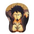 Gaming Wrist 3D One With Mouse Rest Chest Fabric Pad Anime Piece Gel 2Way Male Luffy/Zoro/Ace/Law(Law). 