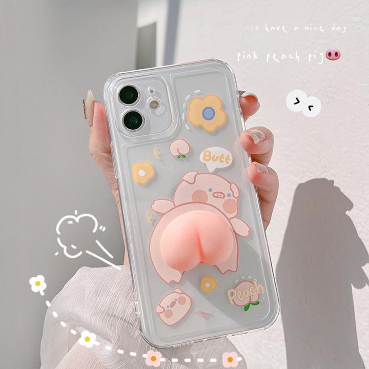 Cute Cartoon Pattern Case Soft Silicone Cover Mobile Phone Case