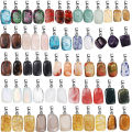 1pc Natural Irregular Crystals Necklace Reiki Women Pendants For Making Earring Raw Stone Healing Quartz Diy Jewelry Chain Ns07. 
