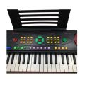 Yongmei YM-238C 44-Keys Electronic Keyboard Piano with Mic, power adaptor, Music Rest (YM-238 Black 44 keyboard organ music yong mei keyboard organ. 