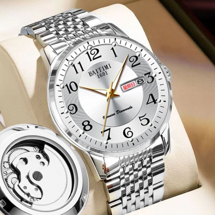 [ Mechanical without battery ] Luminous high-end fully automatic ...