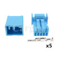 1 Set 5p Il-Ag5-5sk-S3c1- Ac Assembly Auto Modification Plug Car Male Connector Automotive Wiring Terminal Socket. 
