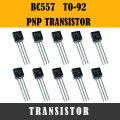[10PCS] BC557 / BC 557 TO-92 IC 0.1A/45V Transistor for AMPLIFIER & ARDUINO DIY. 