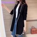 Women Winter Jacket Stylish Women's Fall Winter Jacket Open Stitch Cardigan Warm Coat with Pockets Southeast Asian Buyers' Favorite Spring Autumn Women Jacket. 