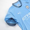 Man City 2025 Home Kit with short- Official Kit. 