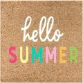Summer Floor Mats Holiday Mats Welcome Door Mats Polyester Door Mat Beach Non Slip Floor Mat Flower Doormat. 
