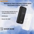 MOXOM MX-PB97 PORTABLE POWER BANK 20000MAH. 