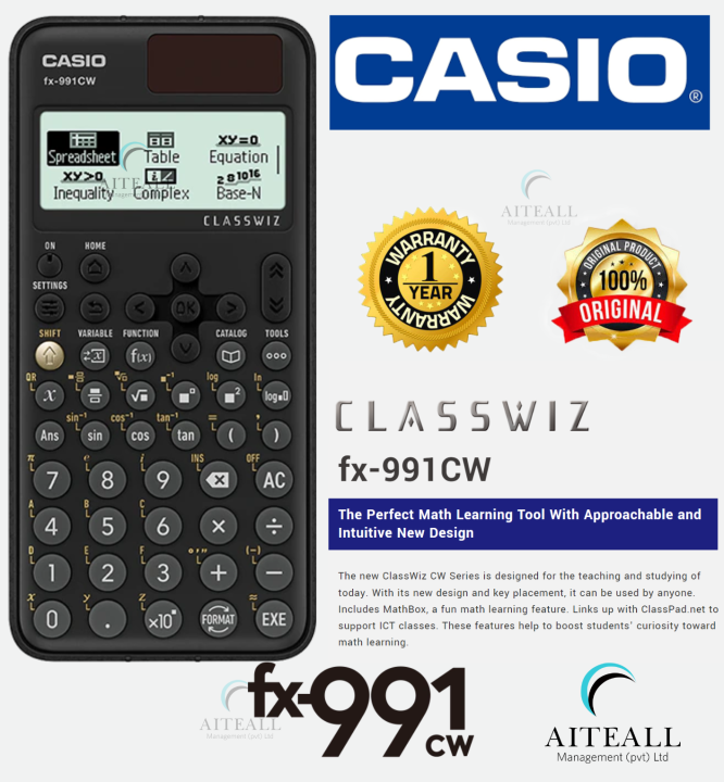 Casio Fx-991CW/ Fx991cw / Fx 991cw / Fx 991 Cw / Fx991 Cw Casio Fx ...