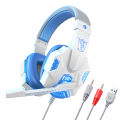 Machine Gaming Computing Bright In-Ear LED Illuminated V Wired Headphones SY830M Noise Cancelling Stereo Headphones with Cool Machine, Good for Hands. 