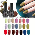 Monja 10ml Nail Art Gel Polish Pure Color UV LED Painting Gel Quick Drying Soak Off UV Varnish Manicure Beauty Tools. 