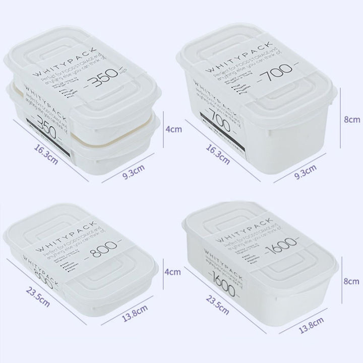 Kitchen%20Storage%20Refrigerator%20Food%20Storage%20White%20Containers%20Fresh%20Box%20Fruit%20Vegetable%20Preservation%20Prepare%20The%20Dishes%20Divided%20Box%20-%20Image%202