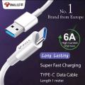 Super Fast Charging USB Date Cable type C 6A 66W. 