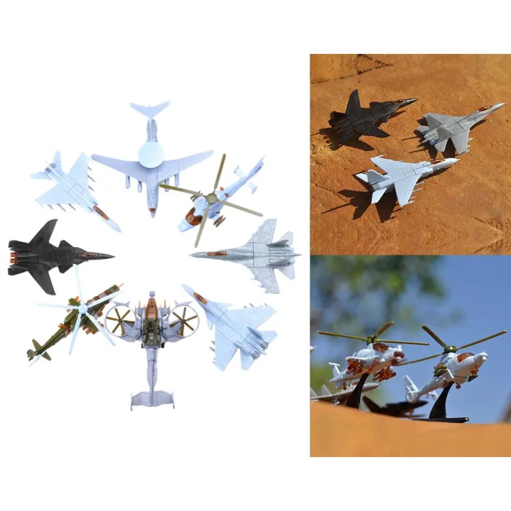 8%20Pieces%20Pack%20Assembly%20Airplane%20Model%20Static%20Airforce%20Fighter%20Air%20Plane%20-%20Image%207
