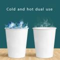 Disposable paper cups 50/100/150/200/300 pcs Pack 300ml Pure White Paper Cups Coffee Tea Milk Cup Drinking Accessories Party Supplies. 