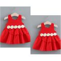 Kids Frock Plane Red Color. 