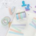 5pcs/set Macarone solid Tape Set Tape Cute School Suppliers Stationery Gift Presented. 