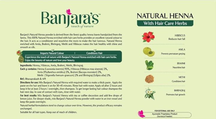 Banjara's%20Natural%20Henna%20Powder%20for%20Hair%20Dyeing%20And%20Body%20Art%20-%20Image%203